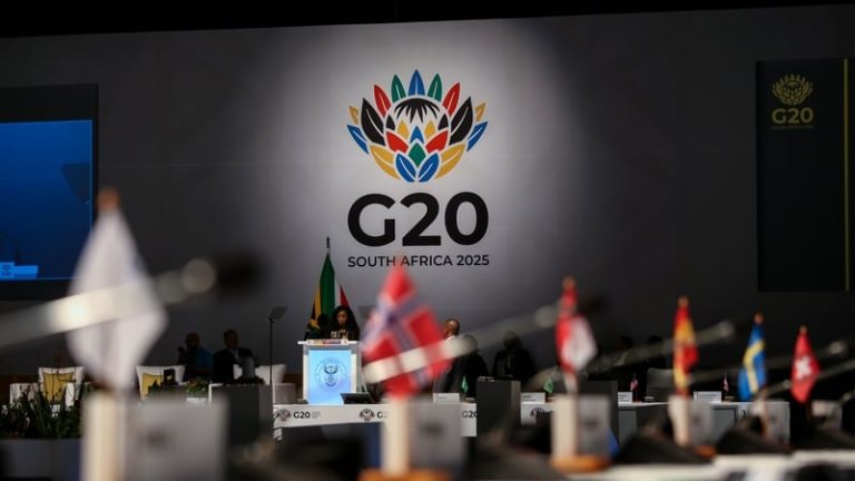 Read more about the article Absences and disputes mar G20 finance chiefs’ talks