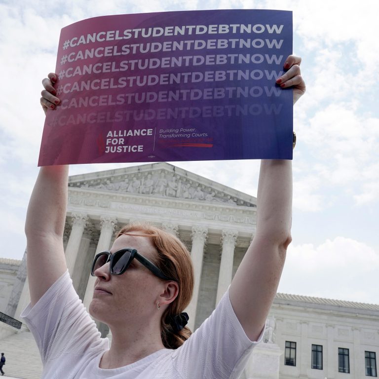 Read more about the article Trump Seeks to Bar Student Loan Relief to Workers Aiding Migrants and Trans Kids