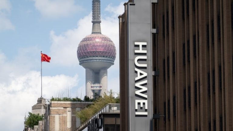Read more about the article Chinese tech giant Huawei says profits fell 28% last year