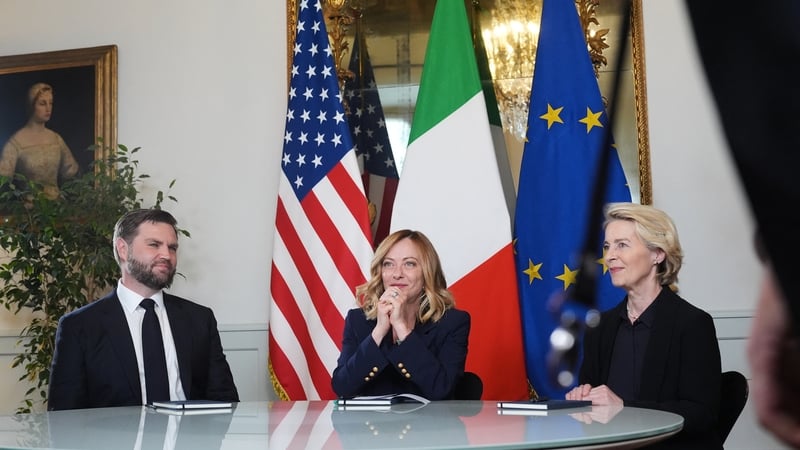 vance-meets-eu-chief-to-talk-tariffs-in-rome