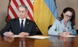US and Ukraine sign long-awaited natural resources deal