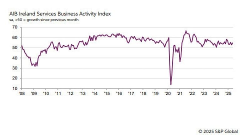 Read more about the article Partial recovery in services economy in May – AIB PMI