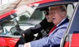 Tesla shares hit as Trump-Musk feud explodes