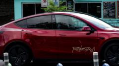Read more about the article Tesla robotaxi service rolls out in ‘low-key’ Texas launch