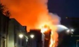 Crews battle overnight fire in Kilmarnock town centre