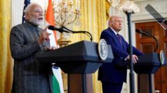 Read more about the article India calls Trump’s tariff threat over Russian oil ‘unjustified’