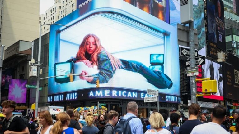 Read more about the article American Eagle rides high on Sydney Sweeney ad buzz