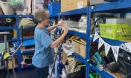 The Skipton library where you can borrow drills and a telescope