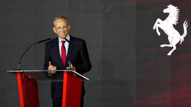 Read more about the article Ferrari share tumble spoils electric vehicle tech launch