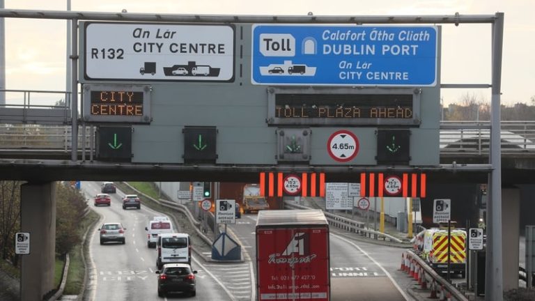 Read more about the article Toll hikes for some motorways, Port Tunnel from January