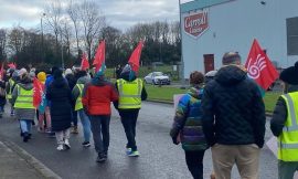 SIPTU members at Carroll’s Cuisine take strike action