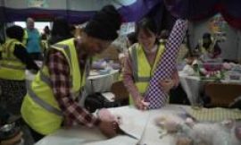 Christmas gifts wrapped for children across London