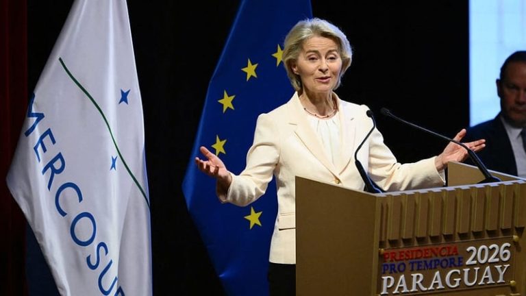 Read more about the article EU chief hails ‘fair trade’ as Mercosur deal signed