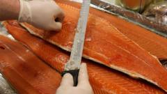 Read more about the article Salmon exports remain high but Scotch whisky falls