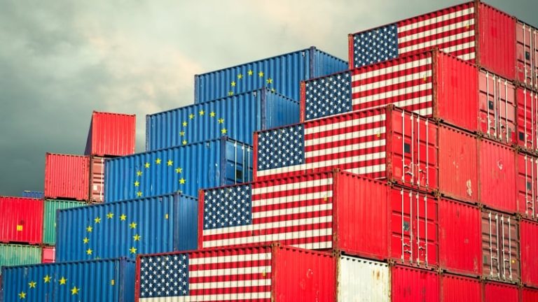Read more about the article EU trade taking hits from US tariffs, China competition
