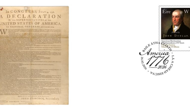 Read more about the article Stamp marks 250th anniverary of American independence