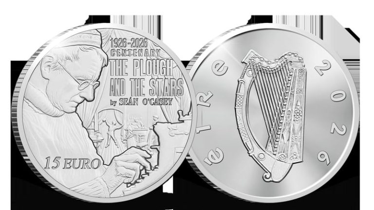 Read more about the article Central Bank launches Seán O’Casey commemorative coin