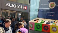 Read more about the article Swatch launch sparks ‘chaotic’ scenes and store closures