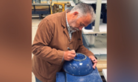 Final piece of ‘iconic’ Denby Pottery signed by designer