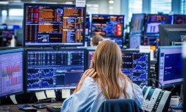 Dow hits new record as US stocks rally on Iran deal