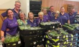 Towcester volunteers race to save surplus food from Silverstone