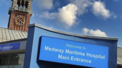 Read more about the article Medway Maritime Hospital staff work in pubs to balance cost pressure