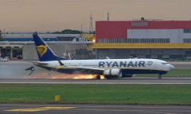 Ryanair aircraft tyres burst during 2024 Milan landing