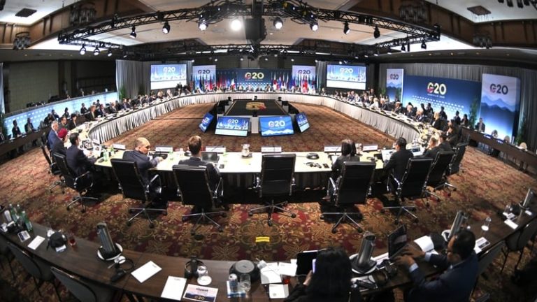 Read more about the article G20 leaders close talks marked by US welcoming Russia