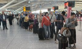 Heathrow passenger numbers fall in peak holidays month