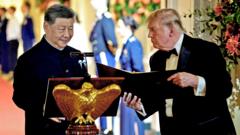 trump-and-xi-exchange-warm-words-at-state-dinner-but-little-progress-on-key-issues