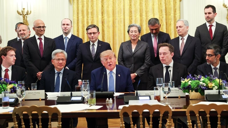 trump-touts-self-regulation-at-ai-bosses-lunch
