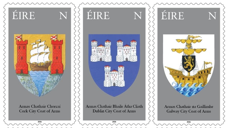 an-post-launches-new-cities-coats-of-arms-stamps